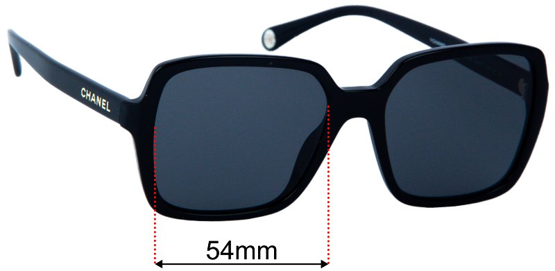 Chanel 5505 54mm Replacement Lenses by Sunglass Fix™